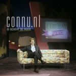 Hennie Huisman (Date Unknown) at tv studio. Photo: Govert de Roos/Connu